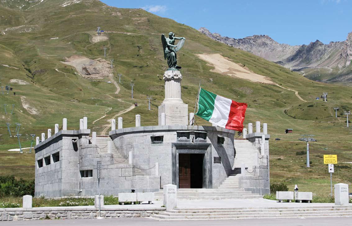 fig. 9: Il Sacrario Militare del Passo del Tonale