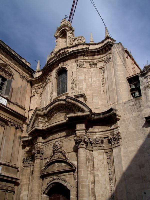 Gabinetto Fotografico Nazionale, Buratta, Fabrizio - Stocchi, Albino, Siracusa - Chiesa di San Francesco o dell'Immacolata, facciata, particolare, 2005, fotografia digitale, DGT004179