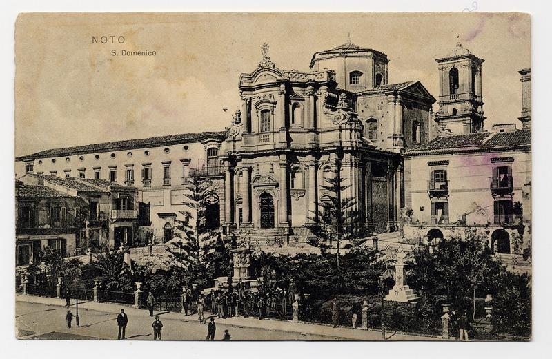 Fotografo non identificato, Noto - S. Domenico, 1903, cartolina, FFC024487