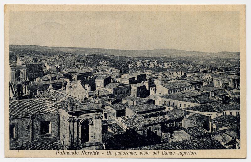 Palazzolo Acreide - Un panorama, visto dal Bando superiore