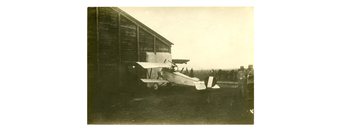 Fotografo non identificato, Aereo da combattimento, 1919 ca, gelatina ai sali d'argento, PV000116