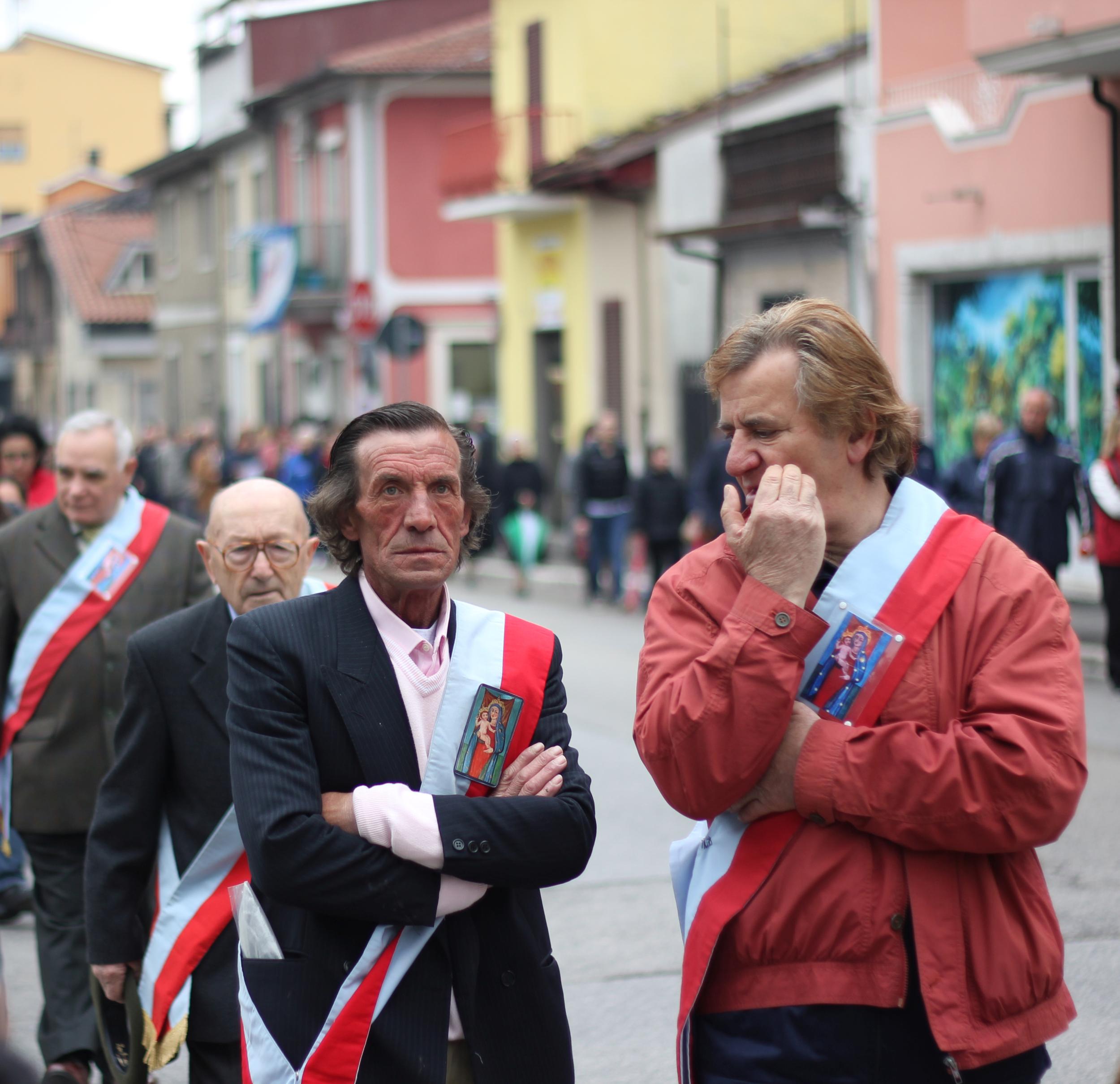 Omerita Ranalli, La processione in Via Roma, fotografia digitale