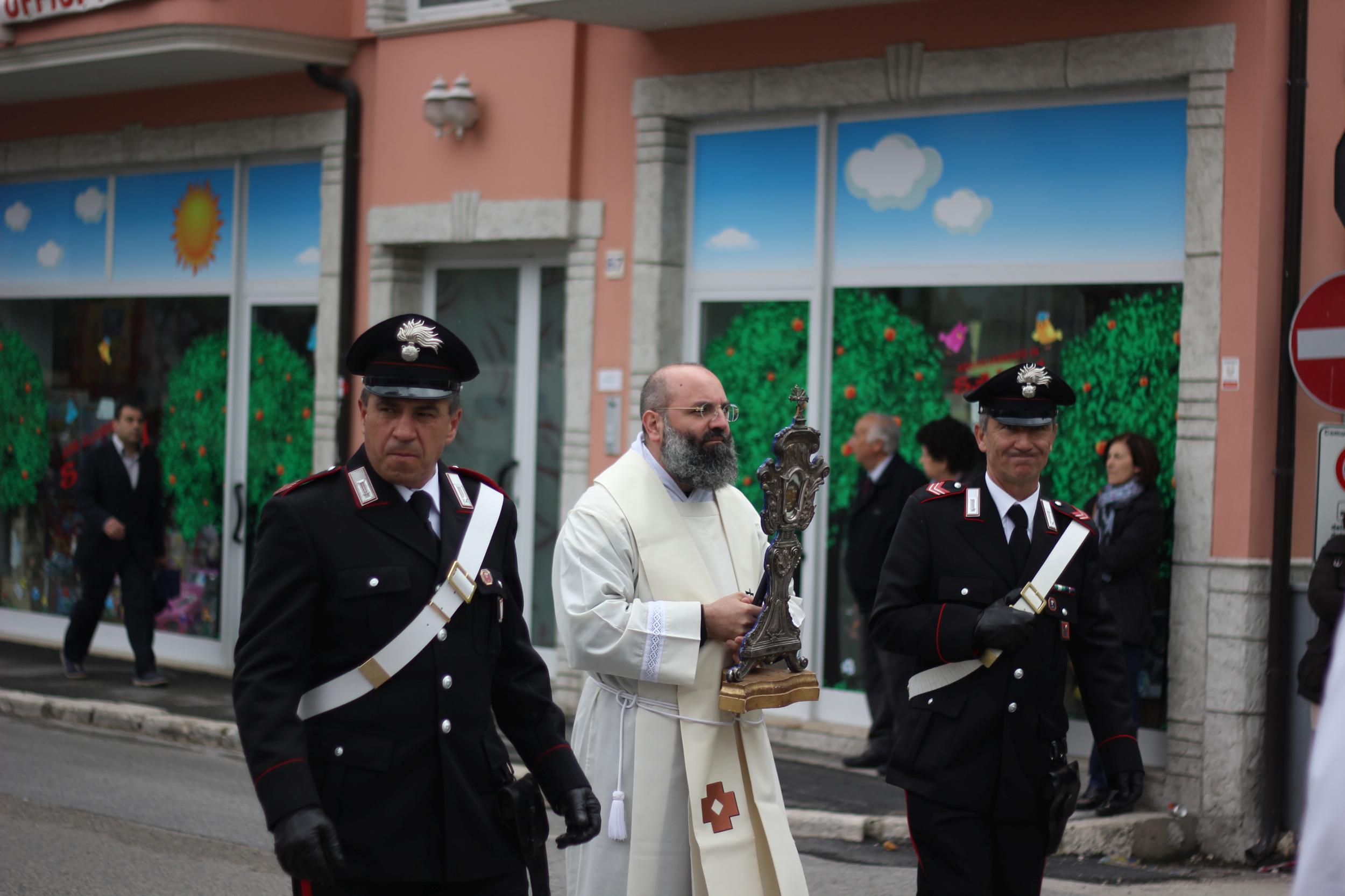 Omerita Ranalli, La processione in Via Roma, fotografia digitale