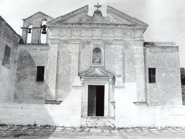 Autore non identificato, Facciata di S. Maria della Mutata, fotografia b/n, 1600045678 (SBAAASBA215474)