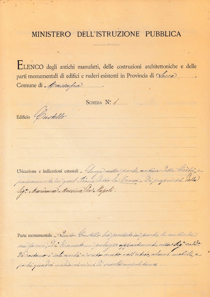 Cliccando è possibile visualizzare tutte le schede dall’Archivio storico delle schede di catalogo dell’ICCD