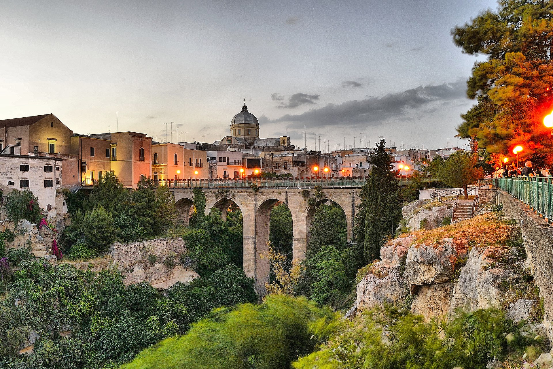 Strusi Vittorio Antonio, Veduta panoramica della "Gravina di San Marco", 18 December 2020