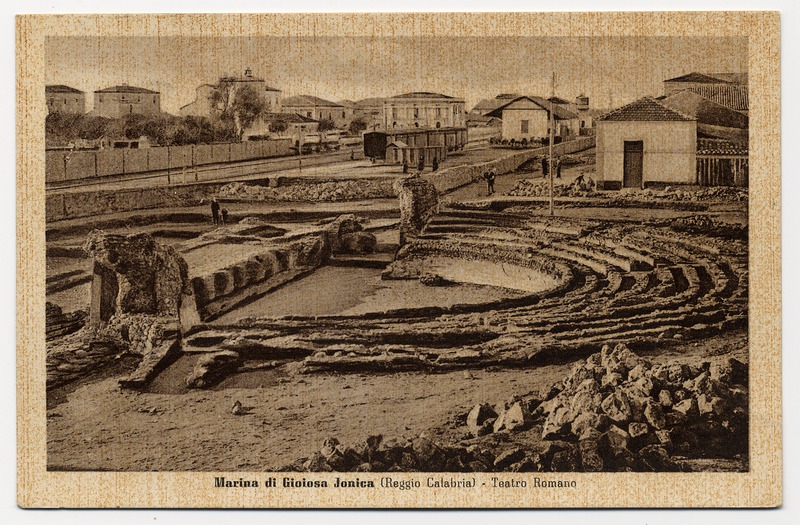 Fotografo non identificato, MARINA DI GIOIOSA JONICA - (REGGIO CALABRIA) TEATRO ROMANO, 1900-1930, FFC023127