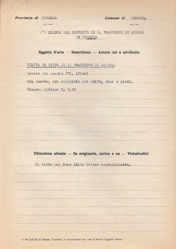 Cliccando è possibile visualizzare tutte le schede dall’Archivio storico delle schede di catalogo dell’ICCD