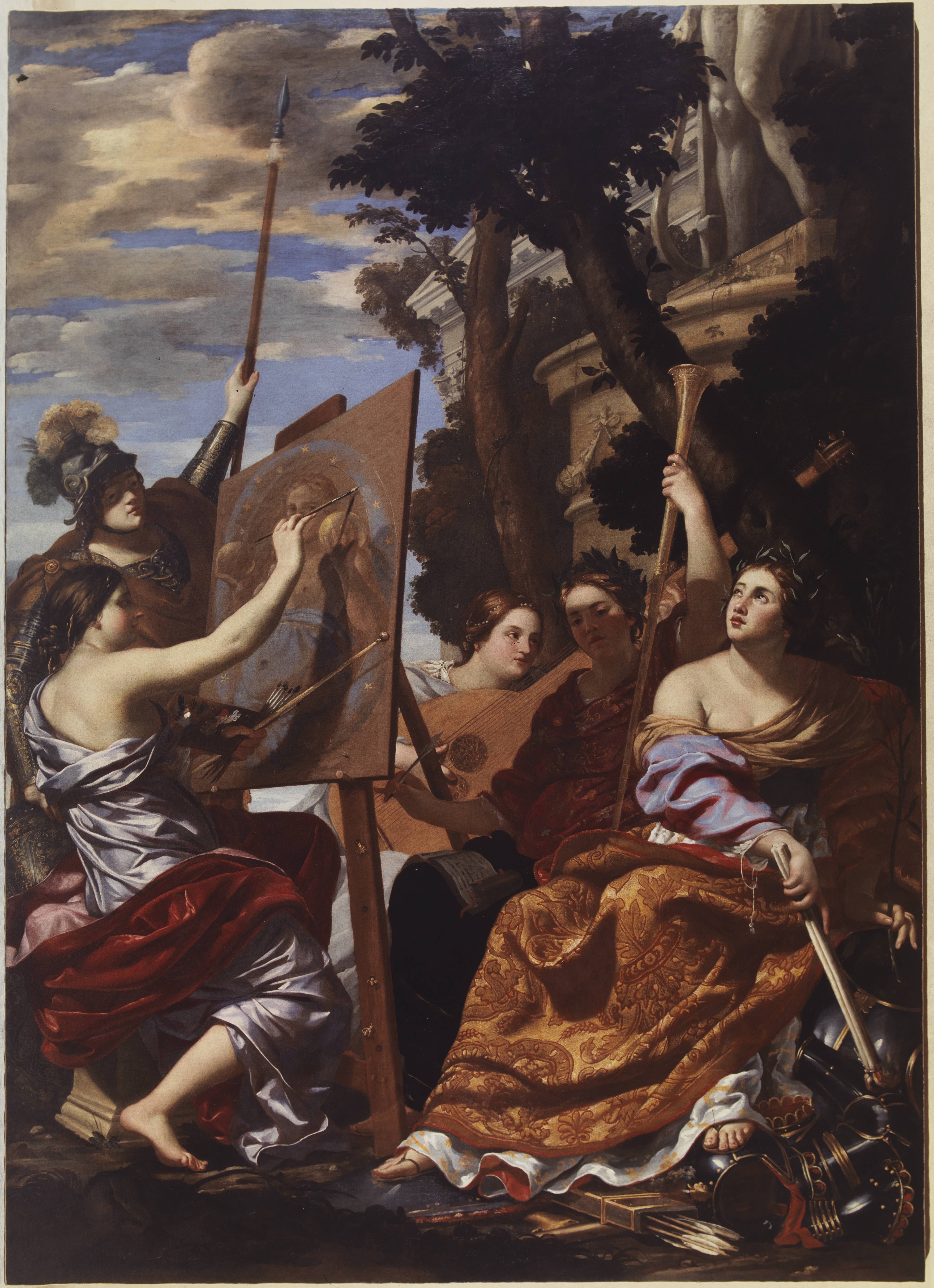 Charles Mellin e Giovanni Battista Muti, Sant'Urbano in Gloria, 1644, olio su tela, cm 248x190, Roma, Gallerie Nazionali d'Arte Antica - Palazzo Barberini, 1201008707