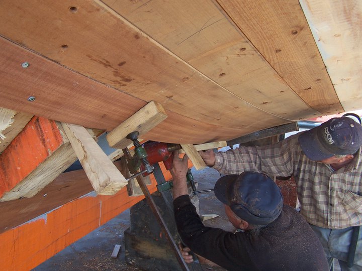 Fotografia cantiere maestri d'ascia