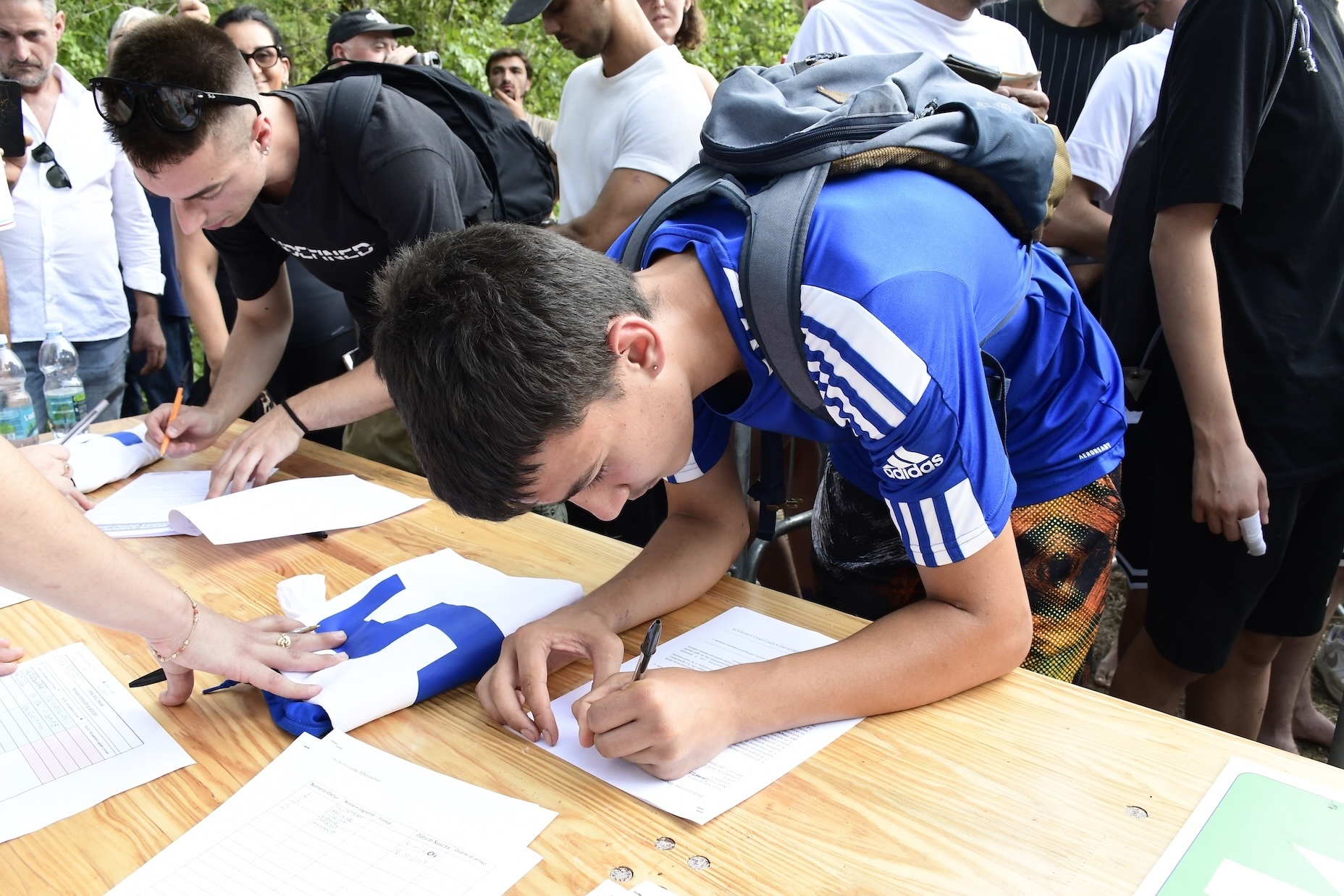 Bianka Myftari, Pacentro – Iscrizione alla Corsa, 2024, fotografia digitale