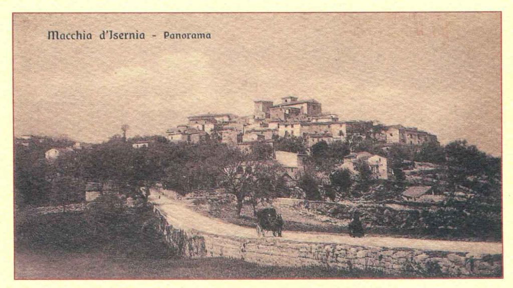 Autore non identificato, Macchia d’Isernia – Panorama, ca. 1905–1920, stampa fotomeccanica su cartolina