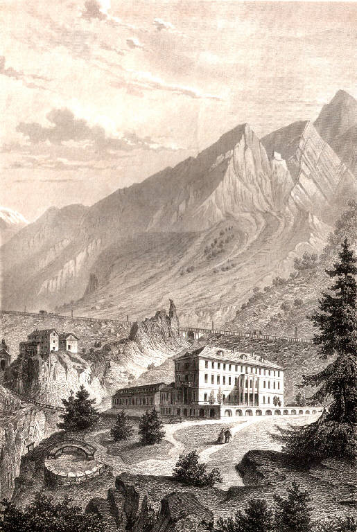 Riproduzione di stampa del 1865